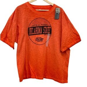 Knights Apparel Mens Orange Oklahoma State‎ Graphic Shirt 2XL Short Sleeve NWT